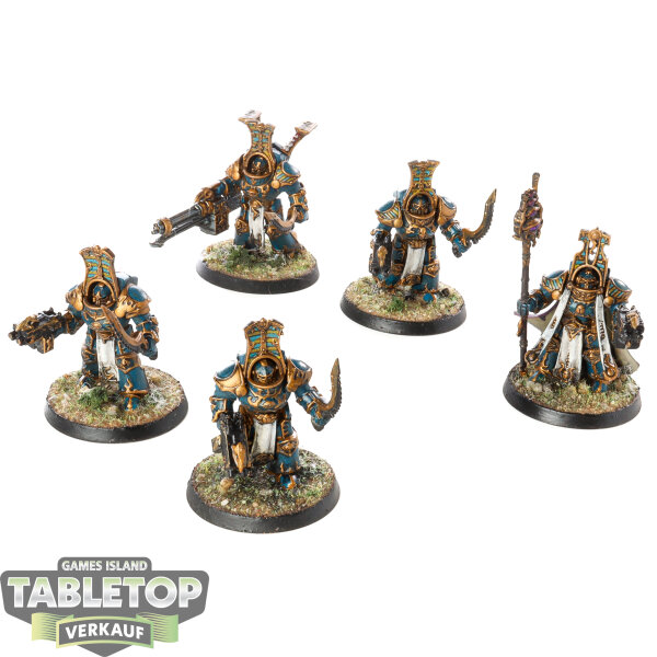 Thousand Sons - 5 Scarab Occult Terminators - bemalt