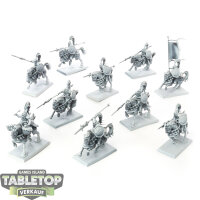 Armies of Grand Cathay - 10 Jade Lancers - teilweise bemalt