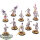 Hedonites of Slaanesh - 10 Daemonettes of Slaanesh - bemalt