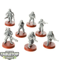 Rebellen - 7 Rebel Troopers - unbemalt