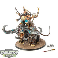 Ogor Mawtribes - Frostlord on Stonehorn - unbemalt