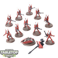 Aeldari - 10 Guardian Defenders - bemalt