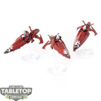 Aeldari - 3 Windriders - bemalt
