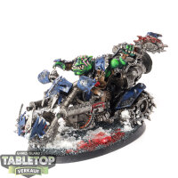 Orks - Ork Warboss on Bike - bemalt
