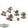 Lizardmen - 5x Saurus Knights - bemalt