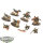 Lizardmen - 5x Saurus Knights - bemalt