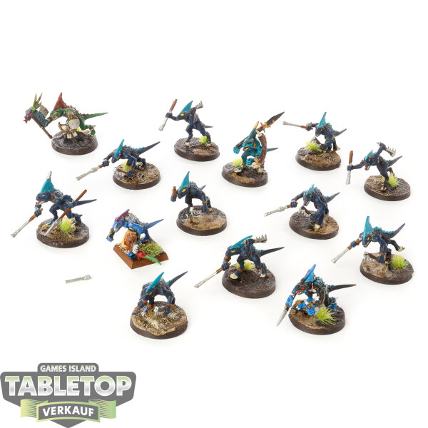 Seraphon - 14x Skinks - bemalt