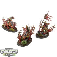 Flesh-eater Courts - 3x Morbheg Knights - bemalt