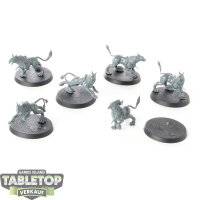 Stormcast Eternals - 6 Gryph-hounds - unbemalt