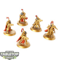 Adeptus Custodes - 5 Prosecutor Squad - teilweise bemalt