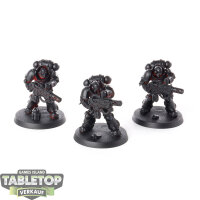 Space Marines - 3 Primaris Eradicators - teilweise bemalt