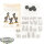 Horus Heresy - 5x Dark Angels – Dreadwing Interemptor Squad - im Gussrahmen