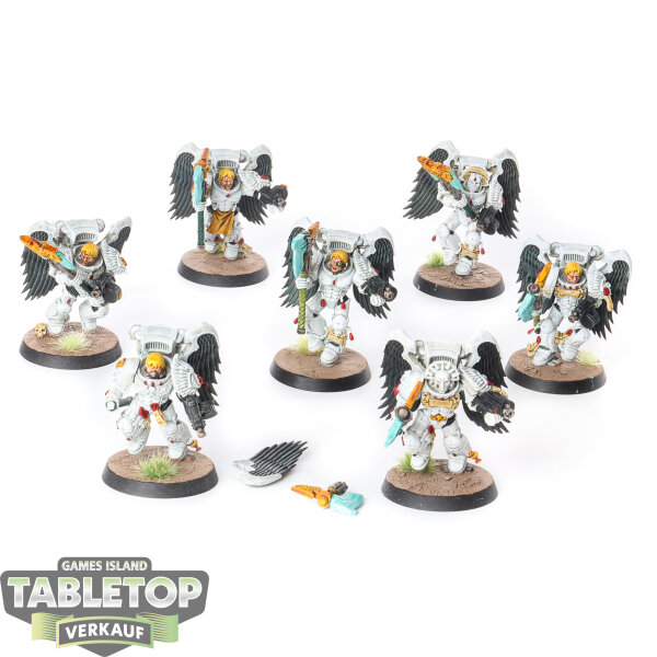 Blood Angels - 7x Sanguinary Guard  - klassisch - bemalt
