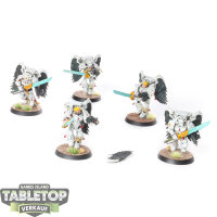 Blood Angels - 5x Sanguinary Guard - klassisch - bemalt