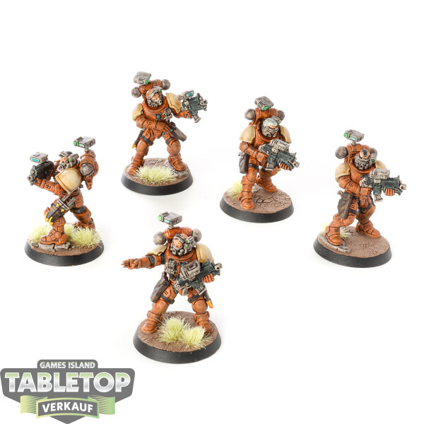 Space Marines - 5x Infiltrator Squad - bemalt