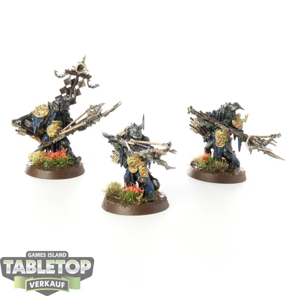 Orruk Warclans - 3x Man-Skewer Boltboyz - bemalt