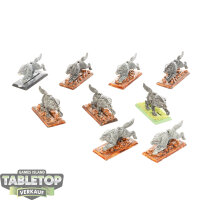 Orc & Goblin Tribes - 9 Goblin Wolf Rider - teilweise...