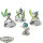 Necrons - 3 Skorpekh Destroyers - teilweise bemalt