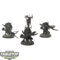 Orruk Warclans - 3 Man-Skewer Boltboyz - grundiert