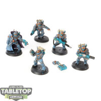 Astra Militarum - 5x Tempestus Scions - bemalt