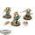 Dark Angels - 3x Bladeguard Veteran Squad - bemalt
