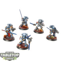 Grey Knights - 5x Grey Knights Strike Squad - bemalt