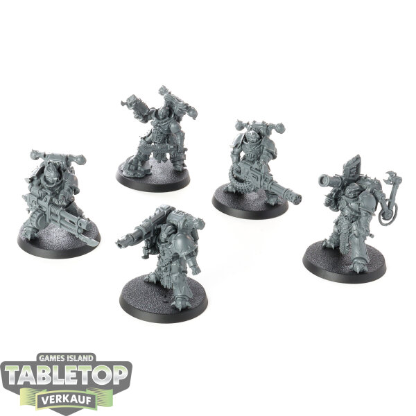 Chaos Space Marines - 5 Havocs - unbemalt