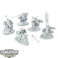 Slaves to Darkness - 5 Chaos Knights - grundiert