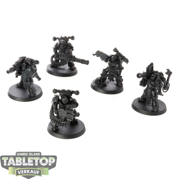 Chaos Space Marines - 5 Havocs - grundiert