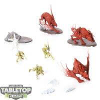 Flesh-eater Courts - 3x Morbheg Knights - teilweise bemalt