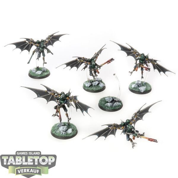 Adeptus Mechanicus - 5x Pteraxii Skystalkers - gut bemalt