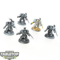 Leagues of Votann - 5x Einhyr Hearthguard - teilweise bemalt