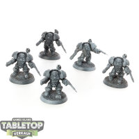 Leagues of Votann - 5x Einhyr Hearthguard - teilweise bemalt