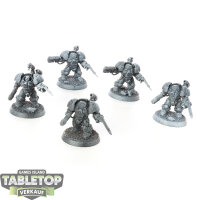 Leagues of Votann - 5x Einhyr Hearthguard - teilweise bemalt