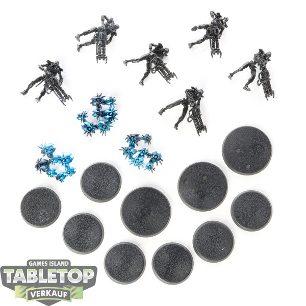 Necrons - 7x Necron Warriors - teilweise bemalt
