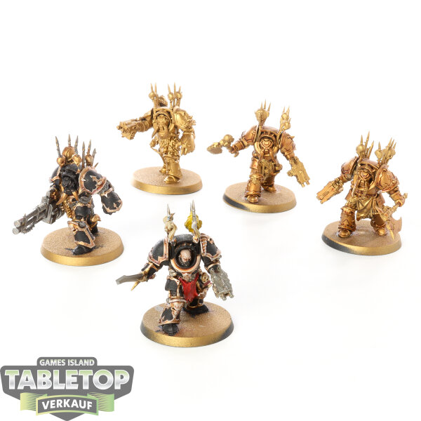 Chaos Space Marines - 5x Chaos Terminator Squad - teilweise bemalt