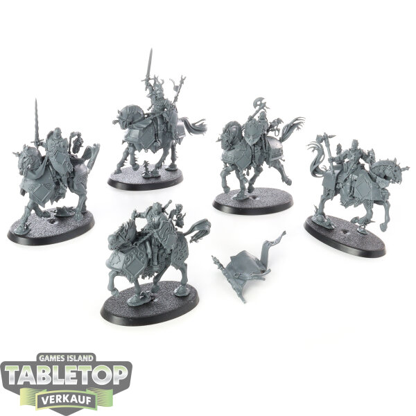 Cities of Sigmar - 5x Freeguild Cavaliers - unbemalt