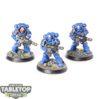 Space Marines - 3x Primaris Eradicators - bemalt