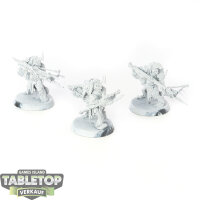 Orruk Warclans - 3 Man-Skewer Boltboyz - grundiert