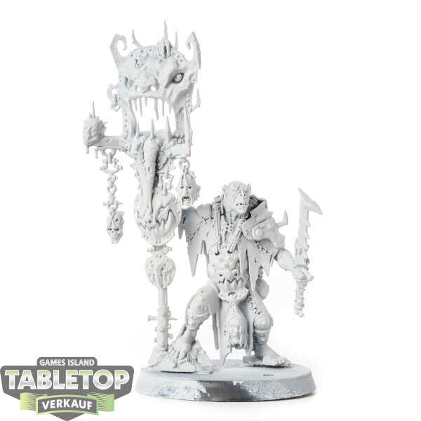 Orruk Warclans - Murknob with Belcha-banna - grundiert