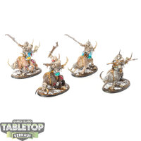 Ogor Mawtribes - 4 Mournfang Pack - bemalt