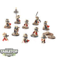 Adepta Sororitas - 10x Battle Sisters Squad - bemalt