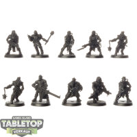 Chaos Space Marines - 10x Chaos Cultists klassisch -...