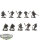 Chaos Space Marines - 10x Chaos Cultists klassisch - grundiert