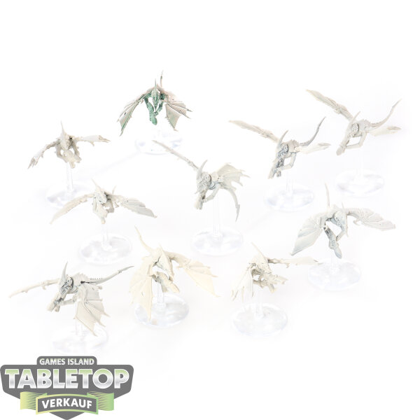 Tyraniden - 10x Gargoyle Brood - teilweise bemalt