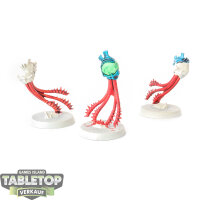 Tyraniden - 3x Spore Mines - teilweise bemalt