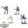 Tyraniden - 4x Tyranid Warriors klassisch - teilweise bemalt