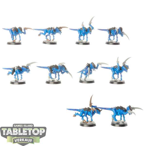 Tyraniden - 10x Hormagaunts klassisch - teilweise bemalt