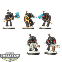 Deathwatch - 5x Deathwatch Veterans klassisch - bemalt
