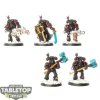 Deathwatch - 5x Deathwatch Veterans klassisch - bemalt